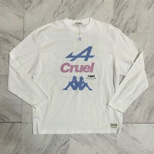 Palace x Kappa for alpine promotional, long sleeve white shirt